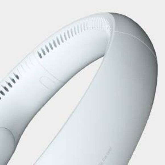 JISULIFE Portable Neck Fan, Hands Free Bladeless Fan, 4000 mAh Gray - Open Box - Picture 4 of 5